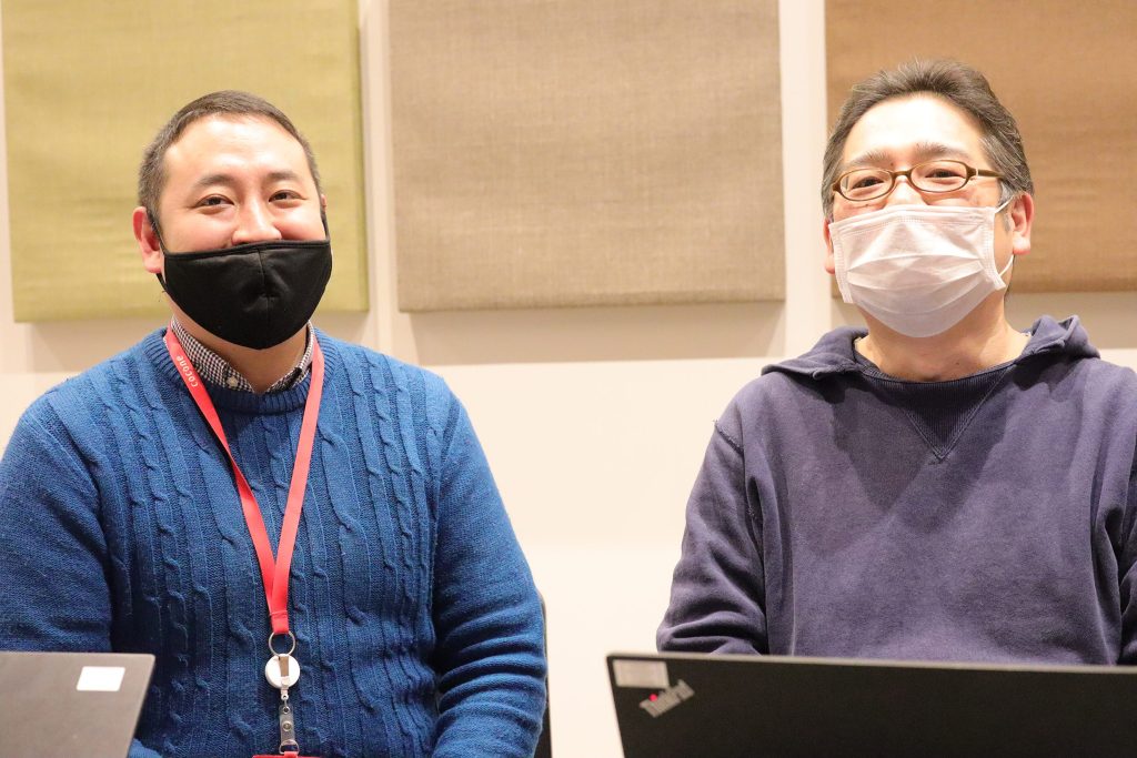 Kento Muroi (left) and Koichi Kitamura (right)